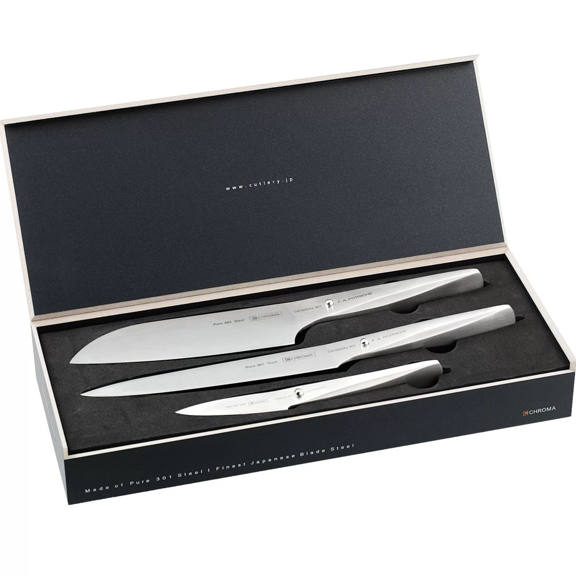 Carving Set P529 Consisting Of P05 + P02 + P09>Porsche Design Outlet