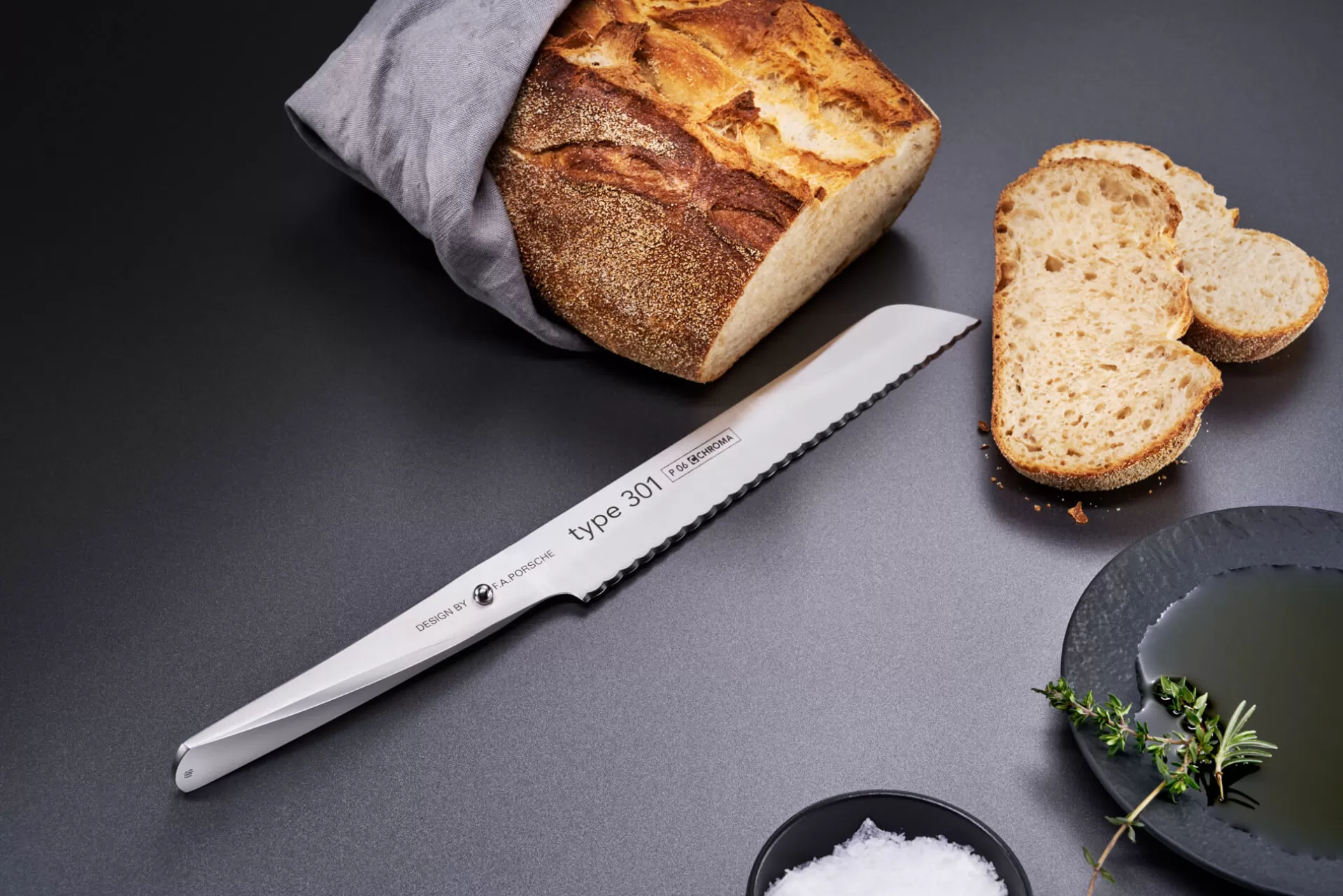 Knife P06 Bread 20.9Cm>Porsche Design Clearance